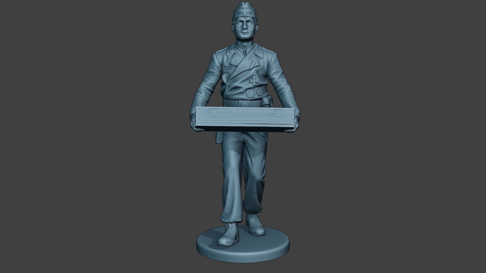 German Tank Crew unit ww2 Carring GTC1 3D print model_11