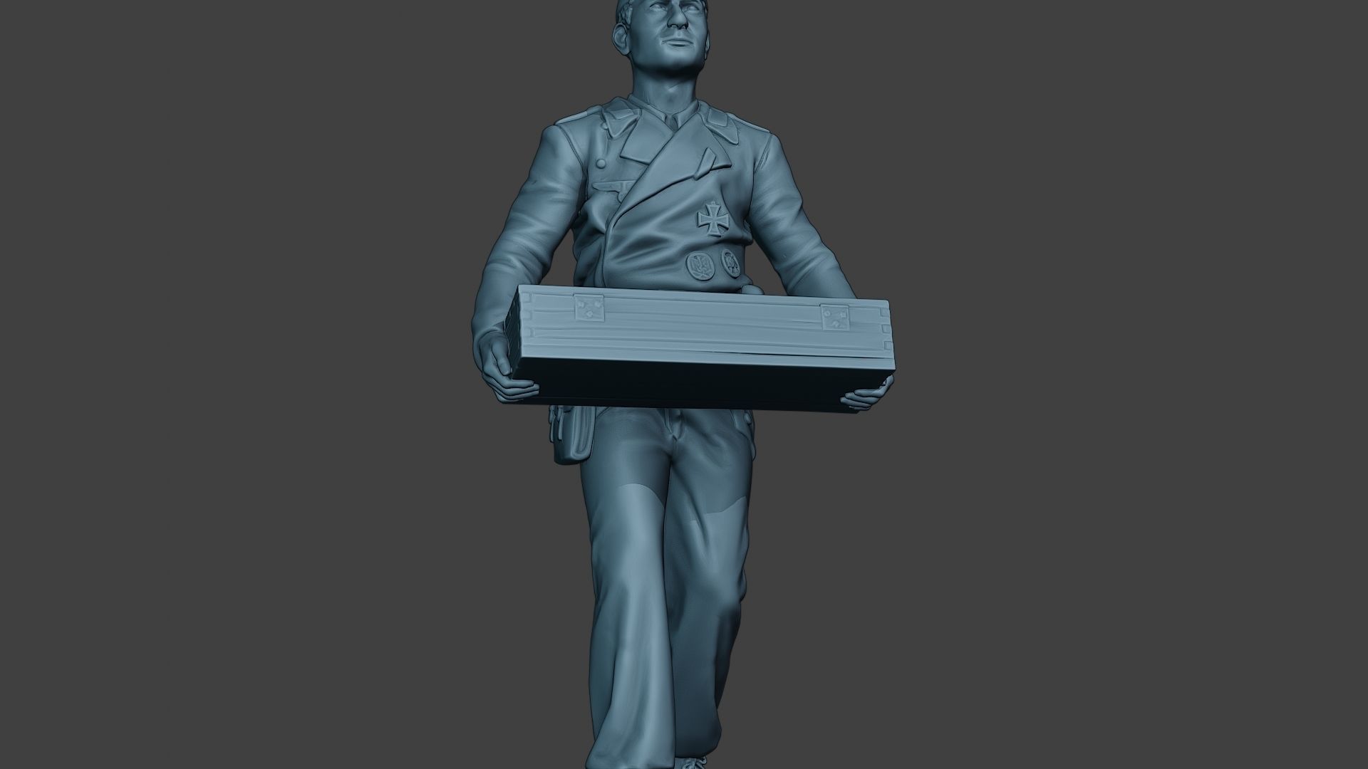 German Tank Crew unit ww2 Carring GTC1 3D print model_28