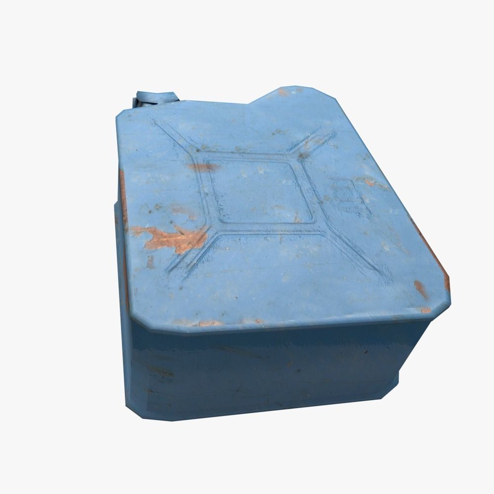 Canister - low poly gas can Low-poly 3D model_2