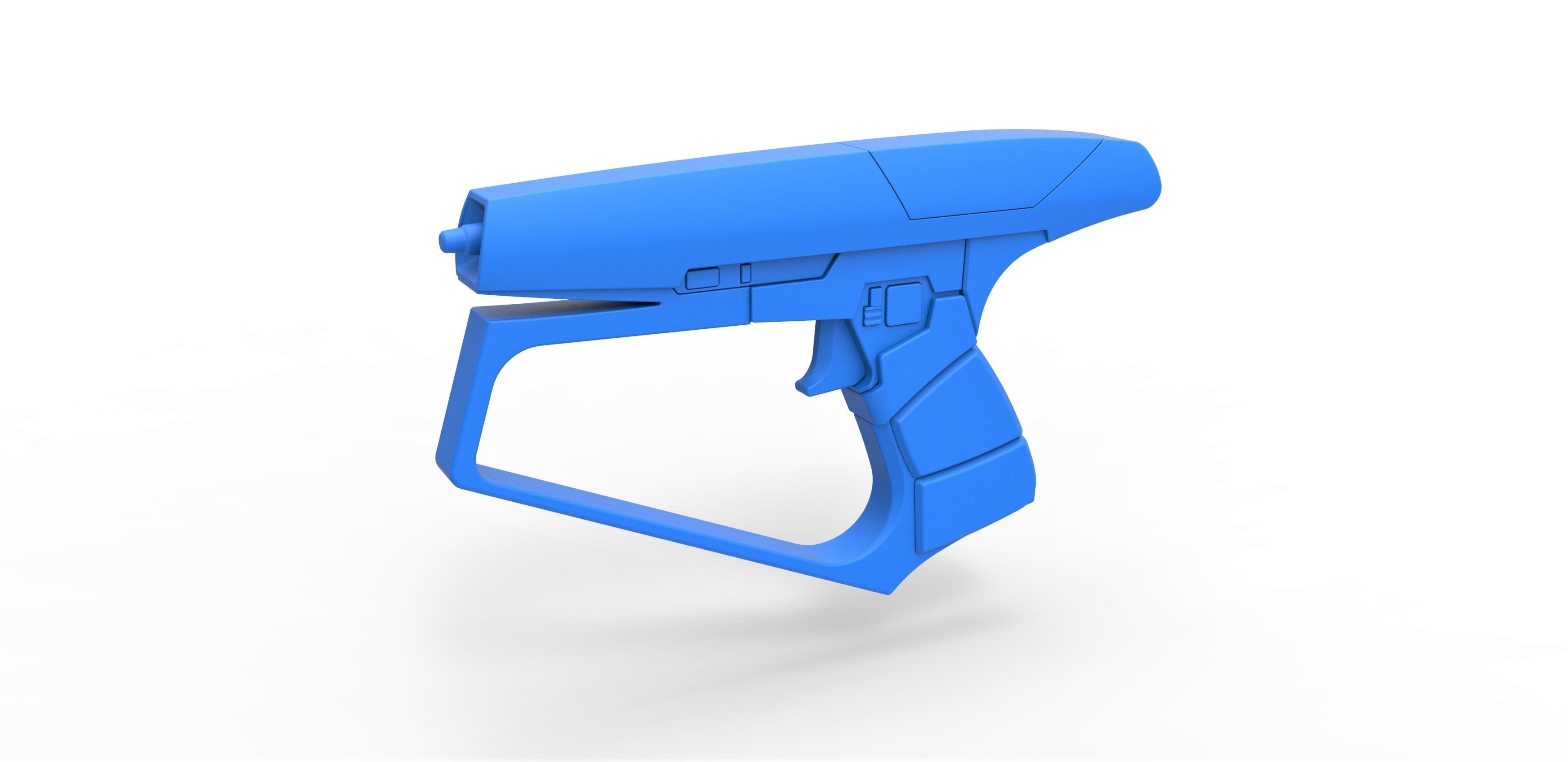Maquis Blaster pistol from Star Trek Enterprise TV series 3D print model_13