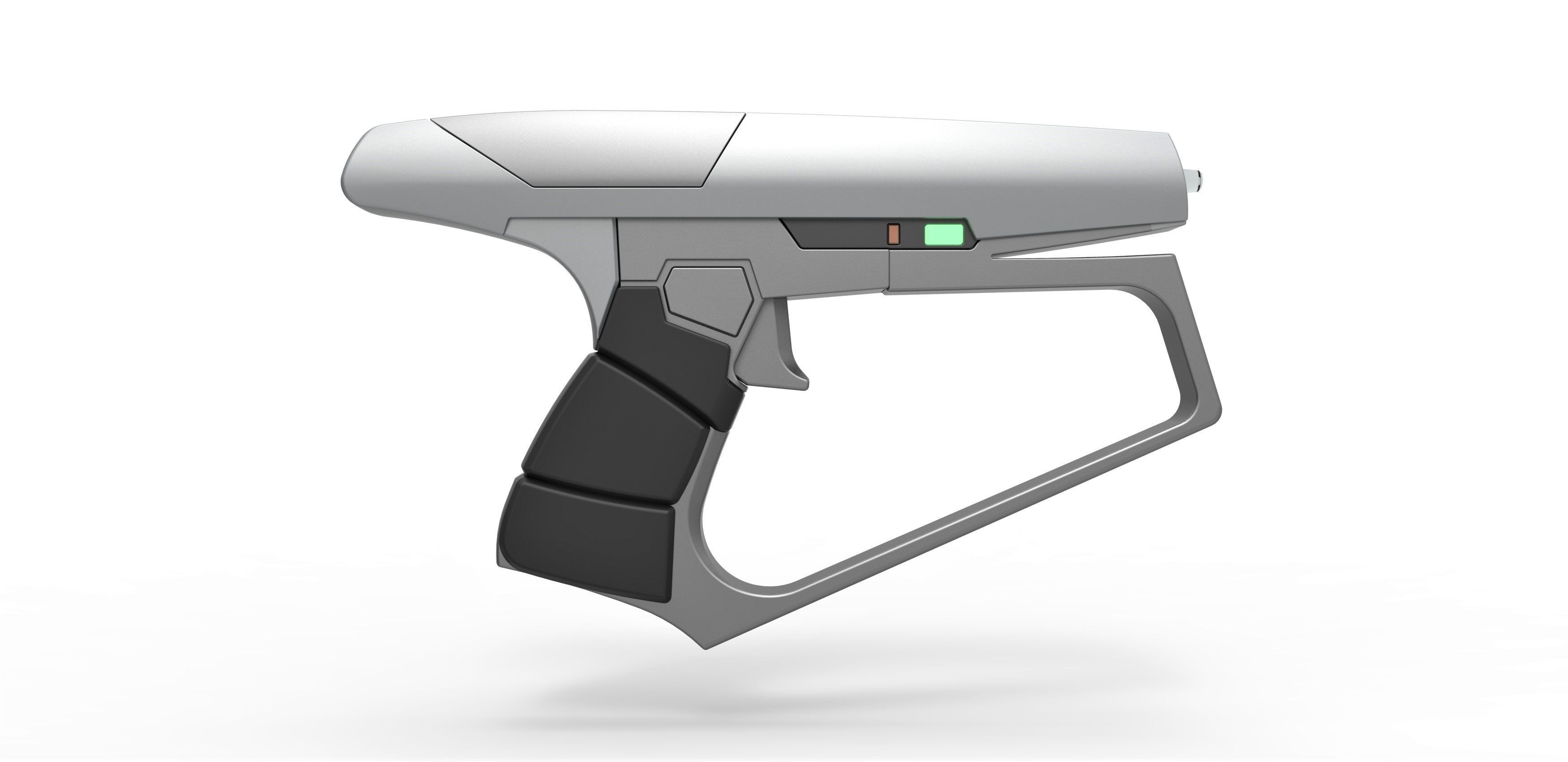 Maquis Blaster pistol from Star Trek Enterprise TV series 3D print model_12