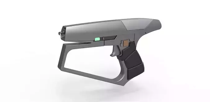Maquis Blaster pistol from Star Trek Enterprise TV series 3D print model