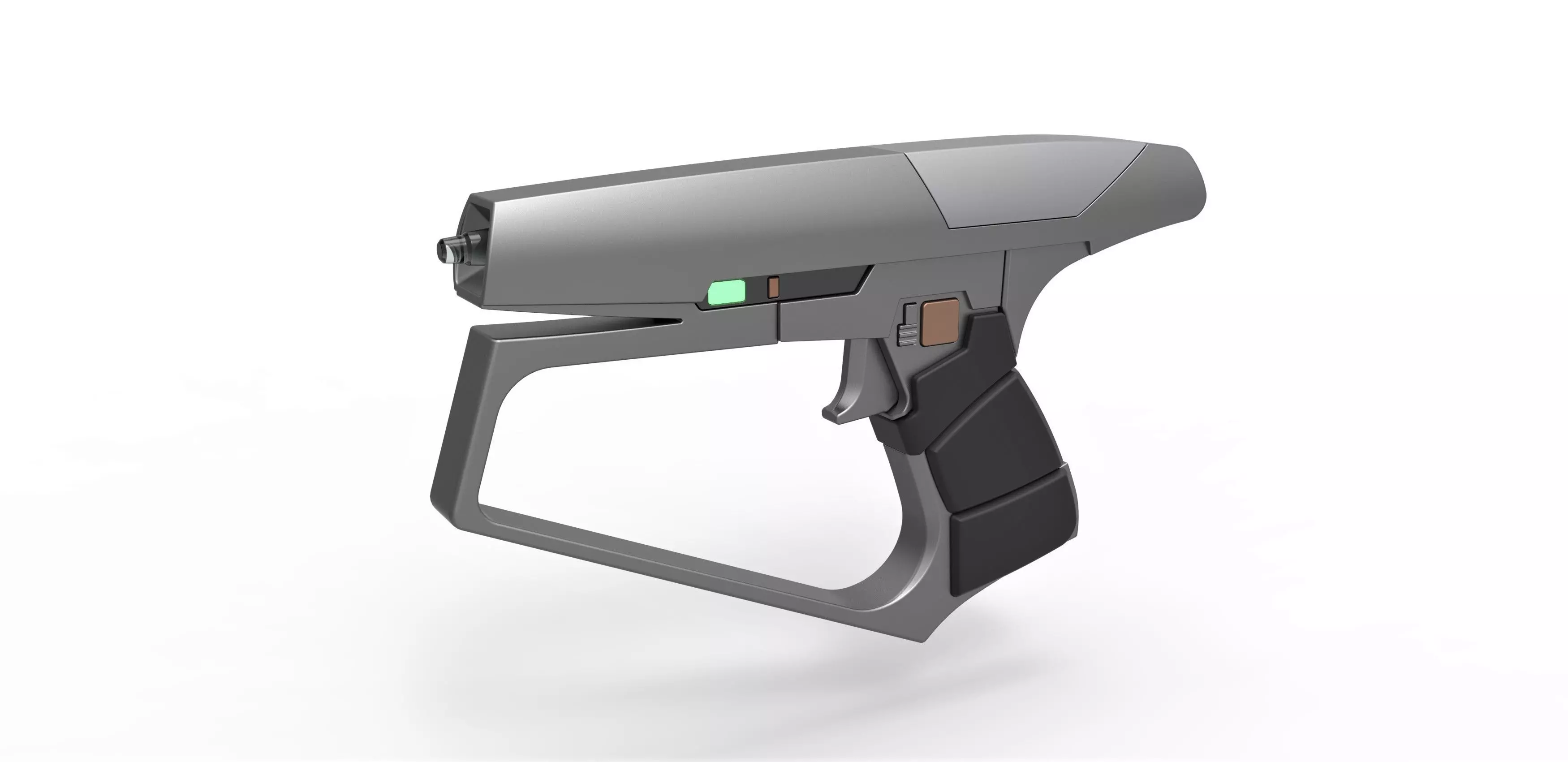 Maquis Blaster pistol from Star Trek Enterprise TV series 3D print model_0