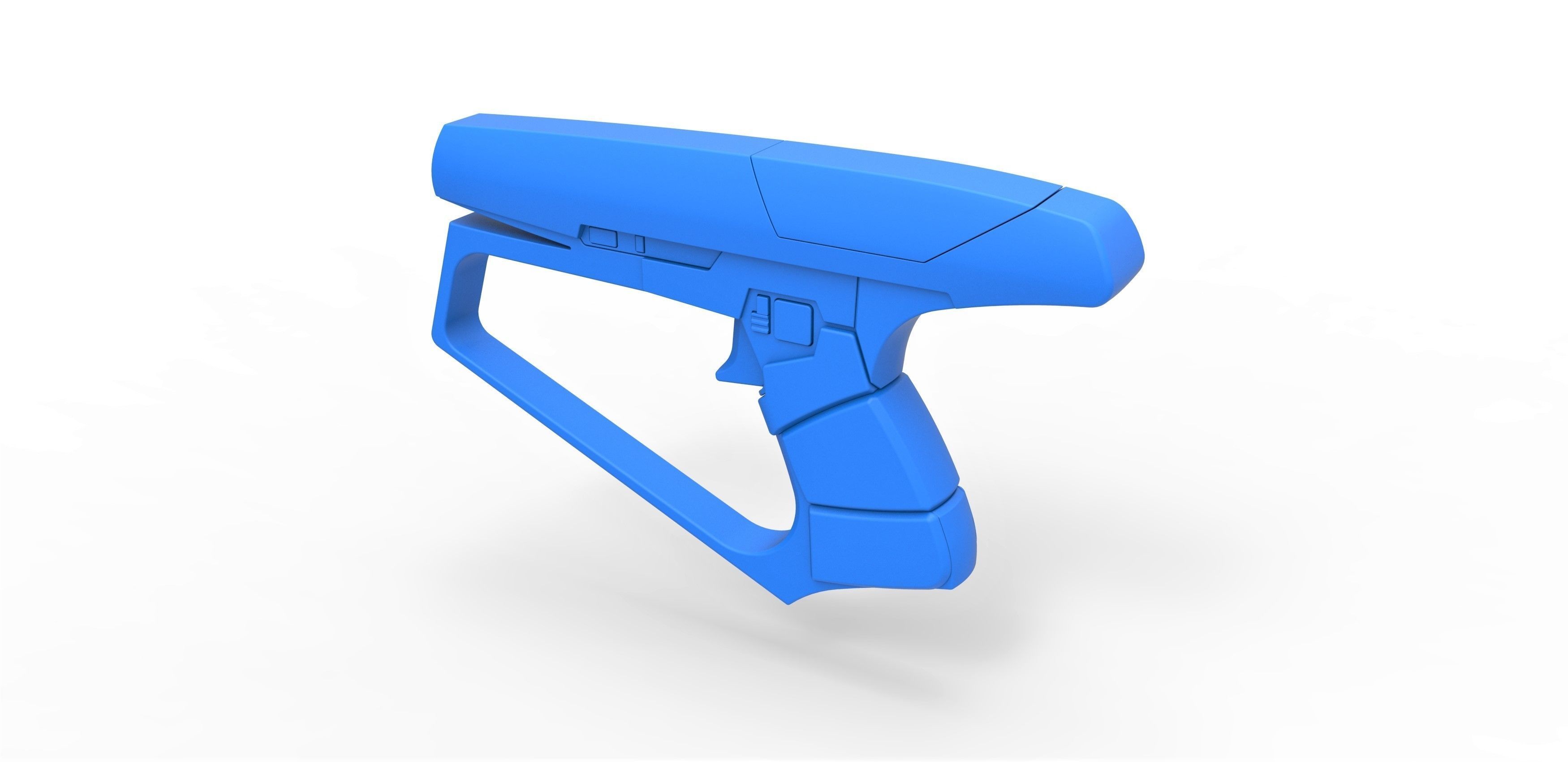 Maquis Blaster pistol from Star Trek Enterprise TV series 3D print model_21