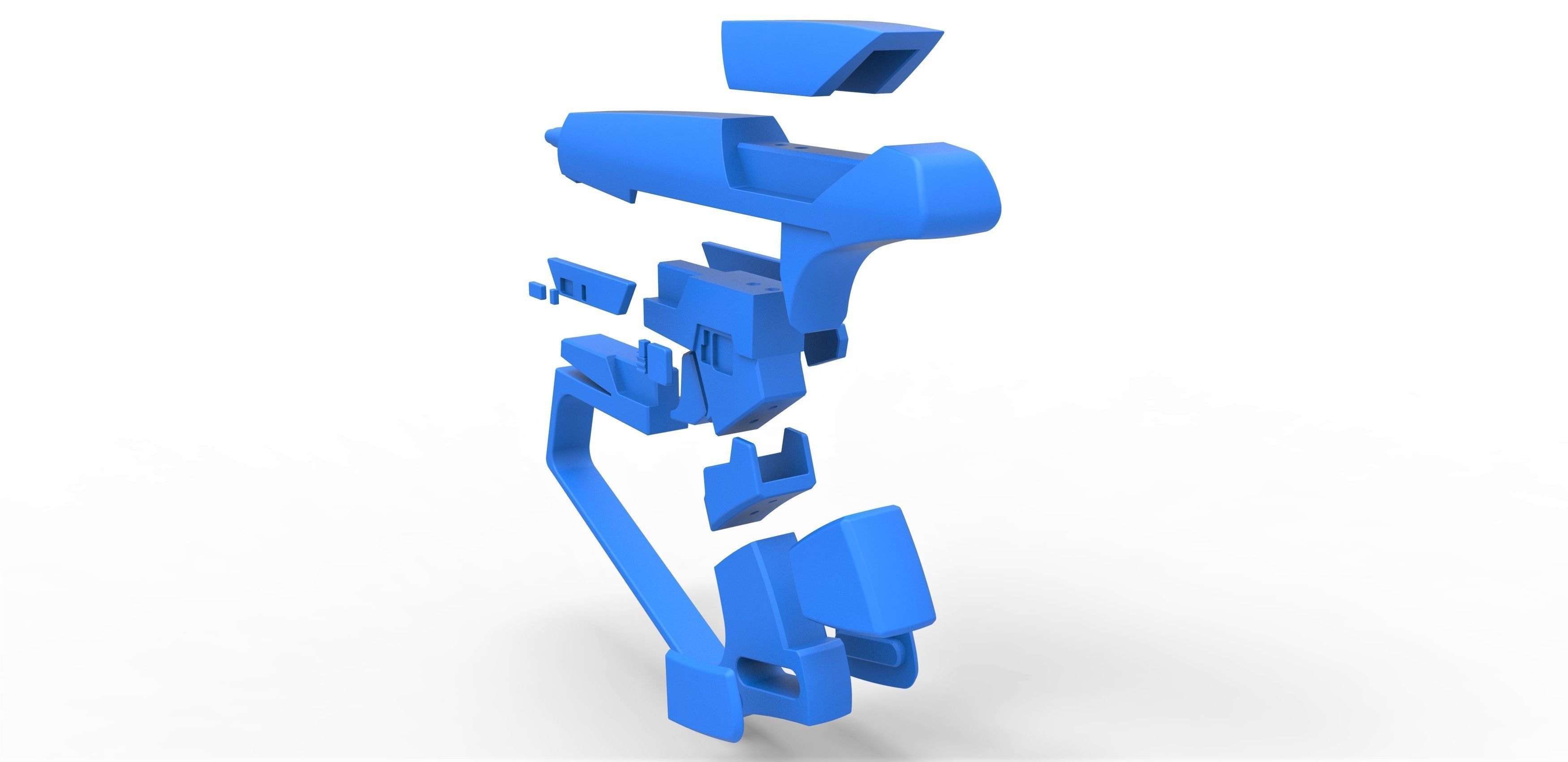 Maquis Blaster pistol from Star Trek Enterprise TV series 3D print model_30