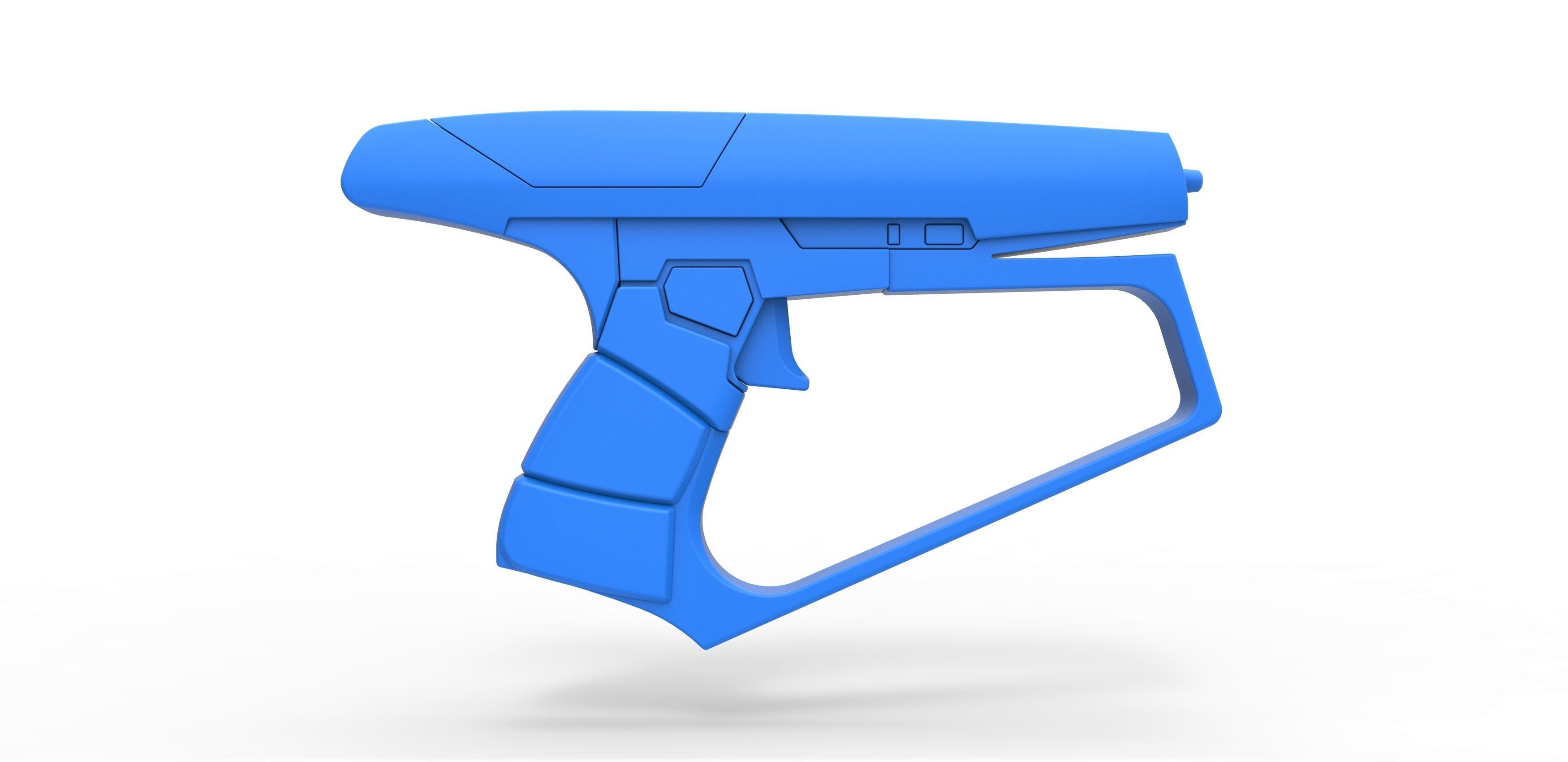 Maquis Blaster pistol from Star Trek Enterprise TV series 3D print model_24