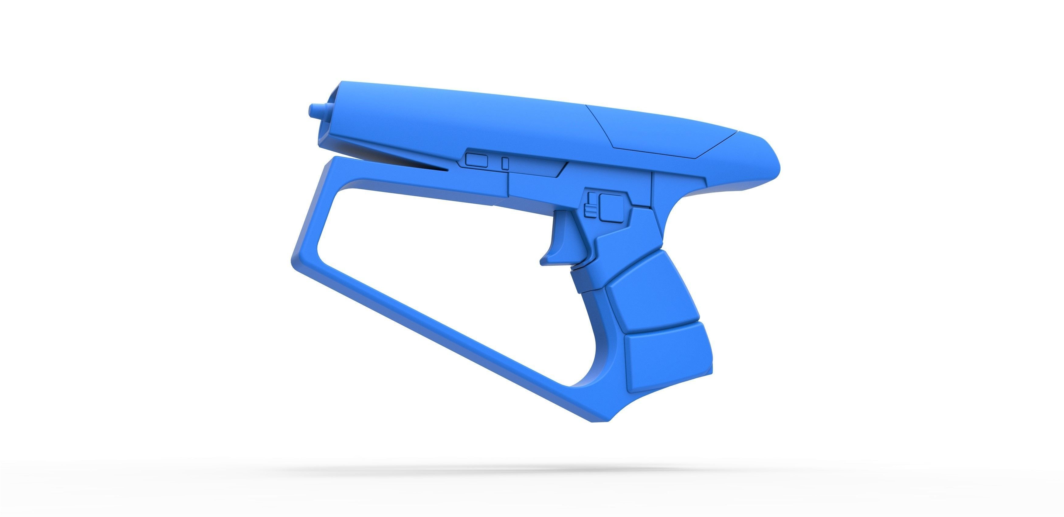 Maquis Blaster pistol from Star Trek Enterprise TV series 3D print model_14