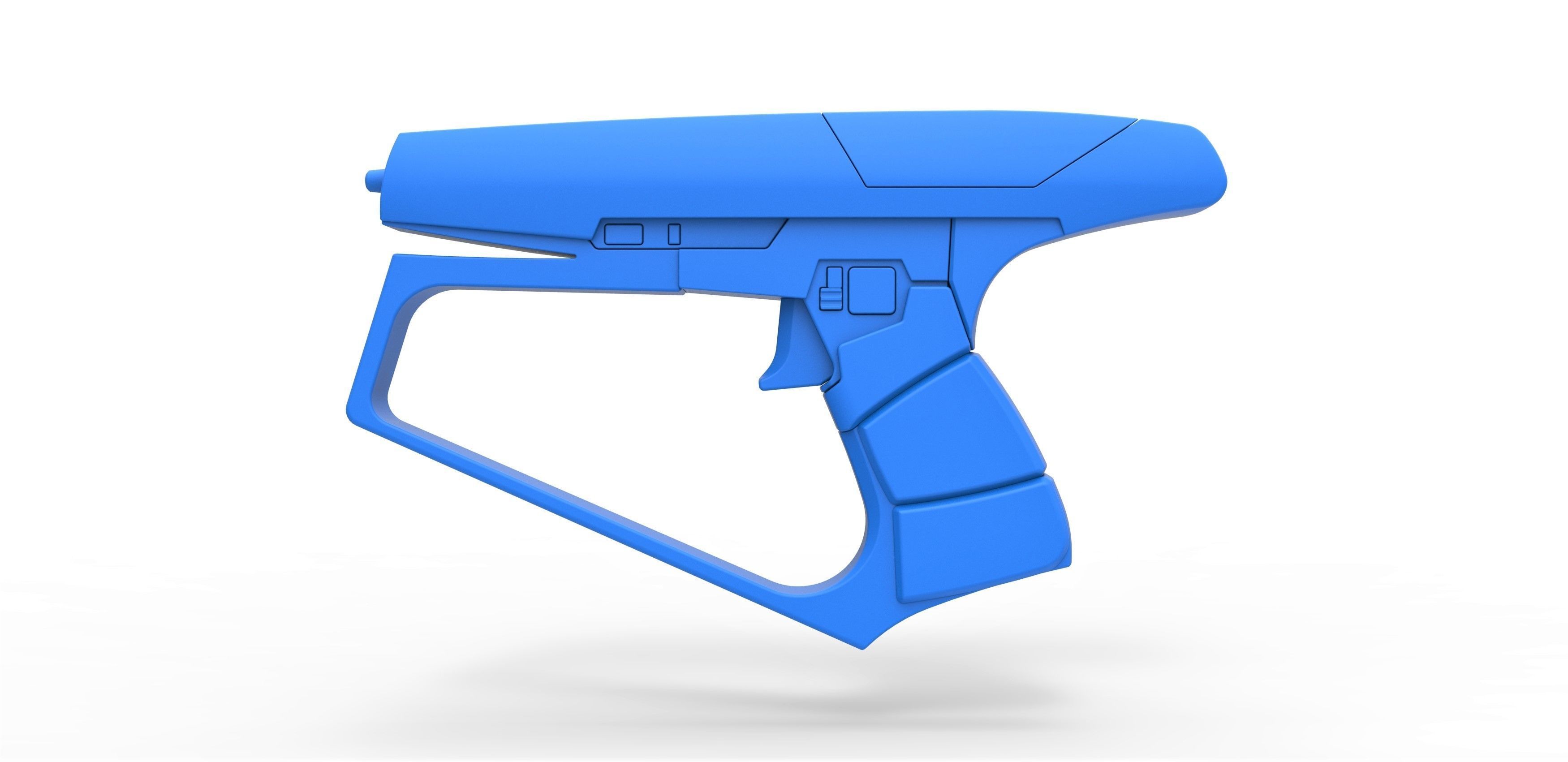 Maquis Blaster pistol from Star Trek Enterprise TV series 3D print model_18