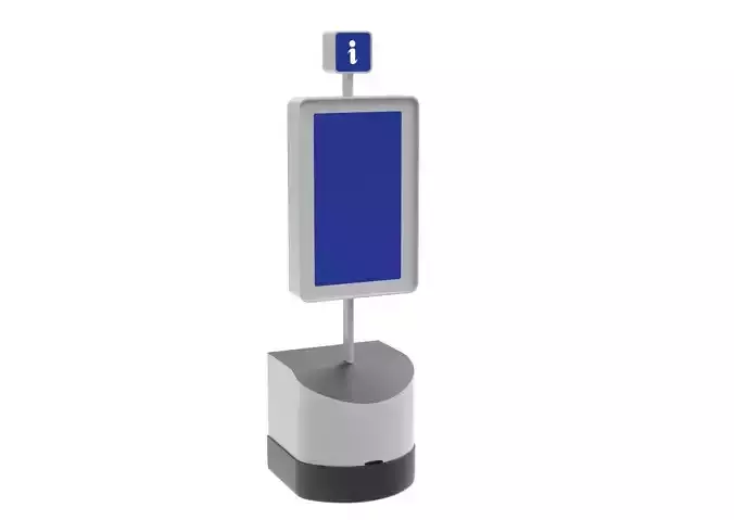Robbi sign stand with board 3D model