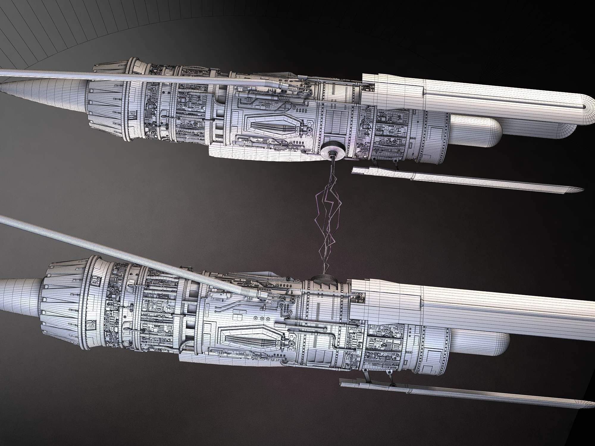 Star Wars Pod Racer with Anakin 3D model_13