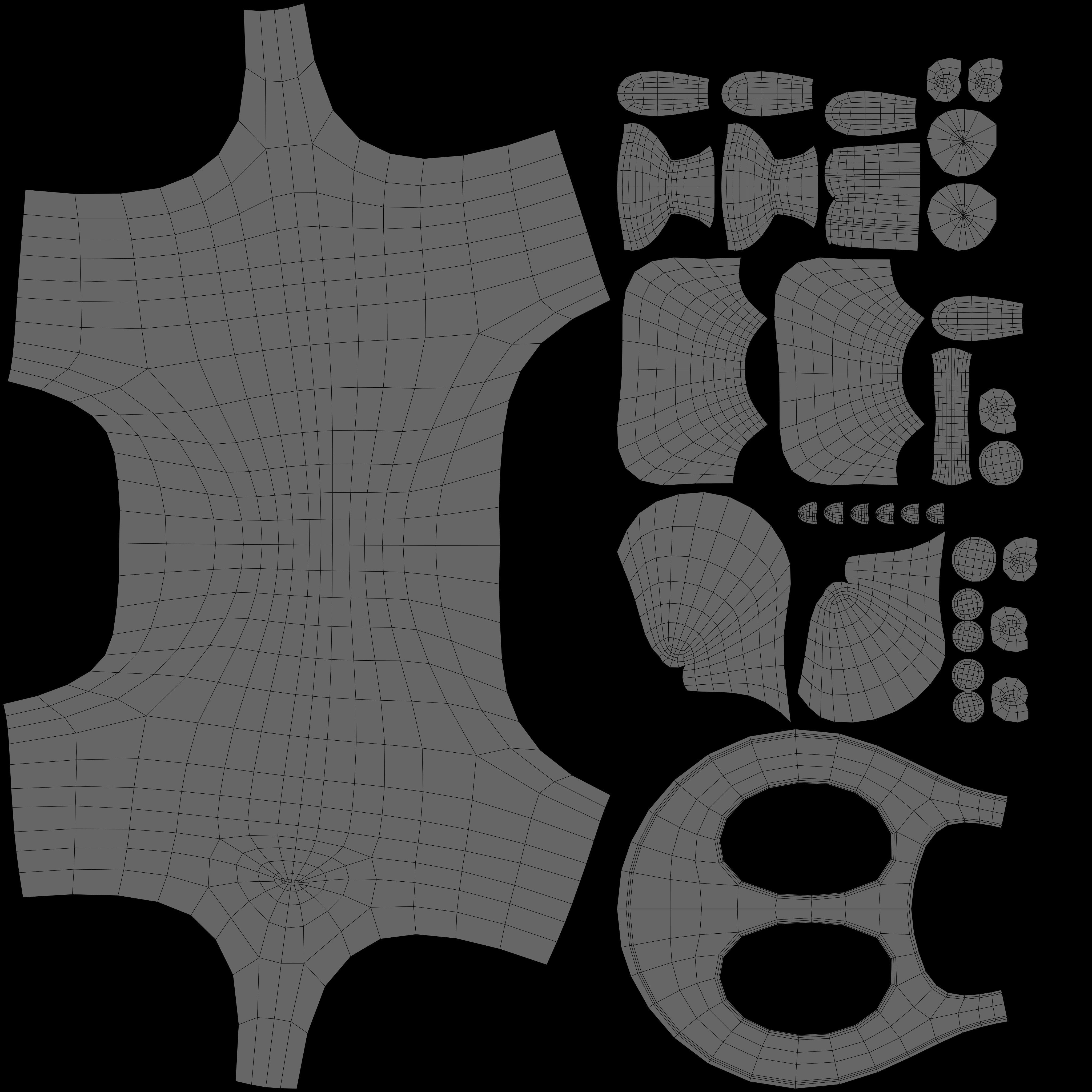 Cartoon little cute Duck 3D model 3D model_6