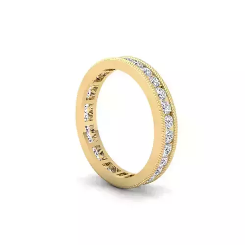 Eternity Band Ring 3d Model 