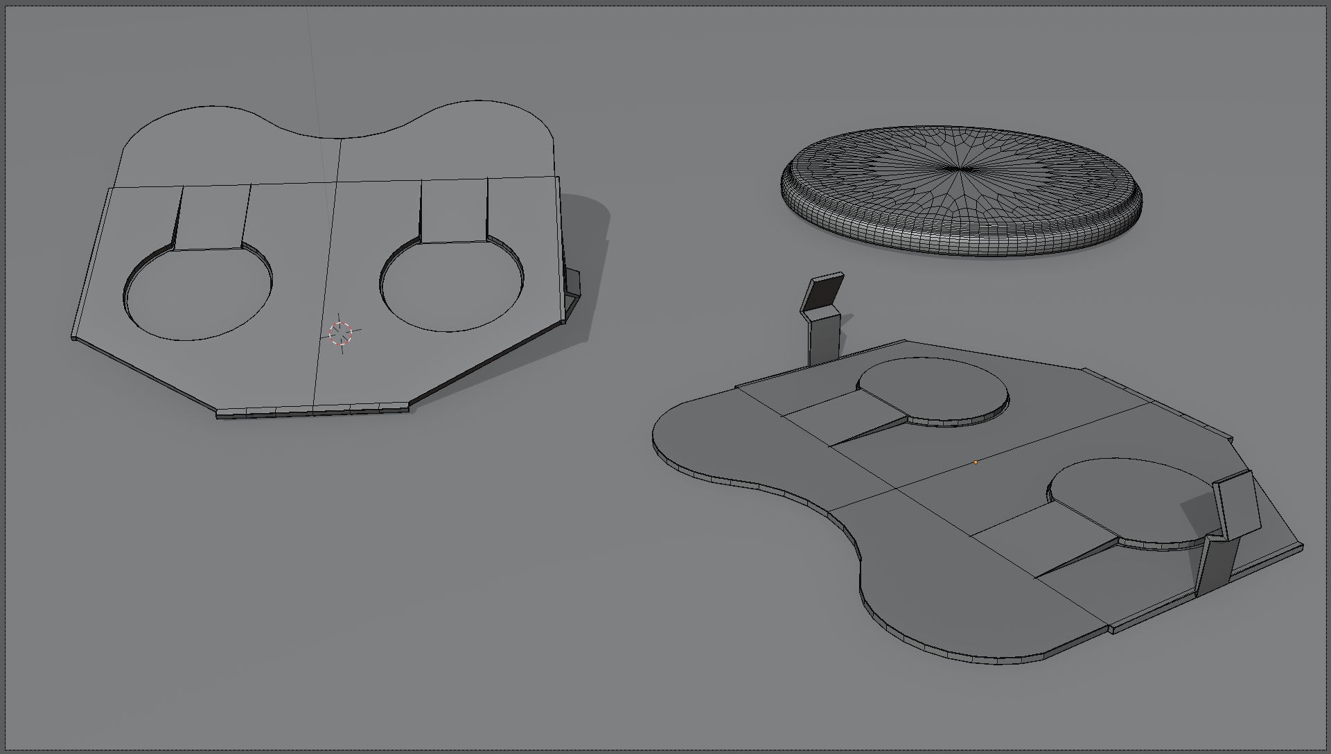 Battery Holder CR2032 3D model_4