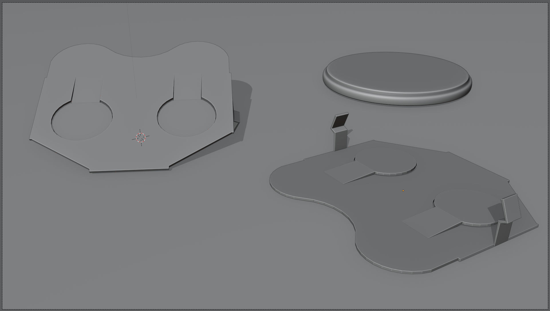 Battery Holder CR2032 3D model_3