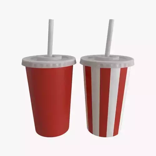 Soft drink cup 3D model