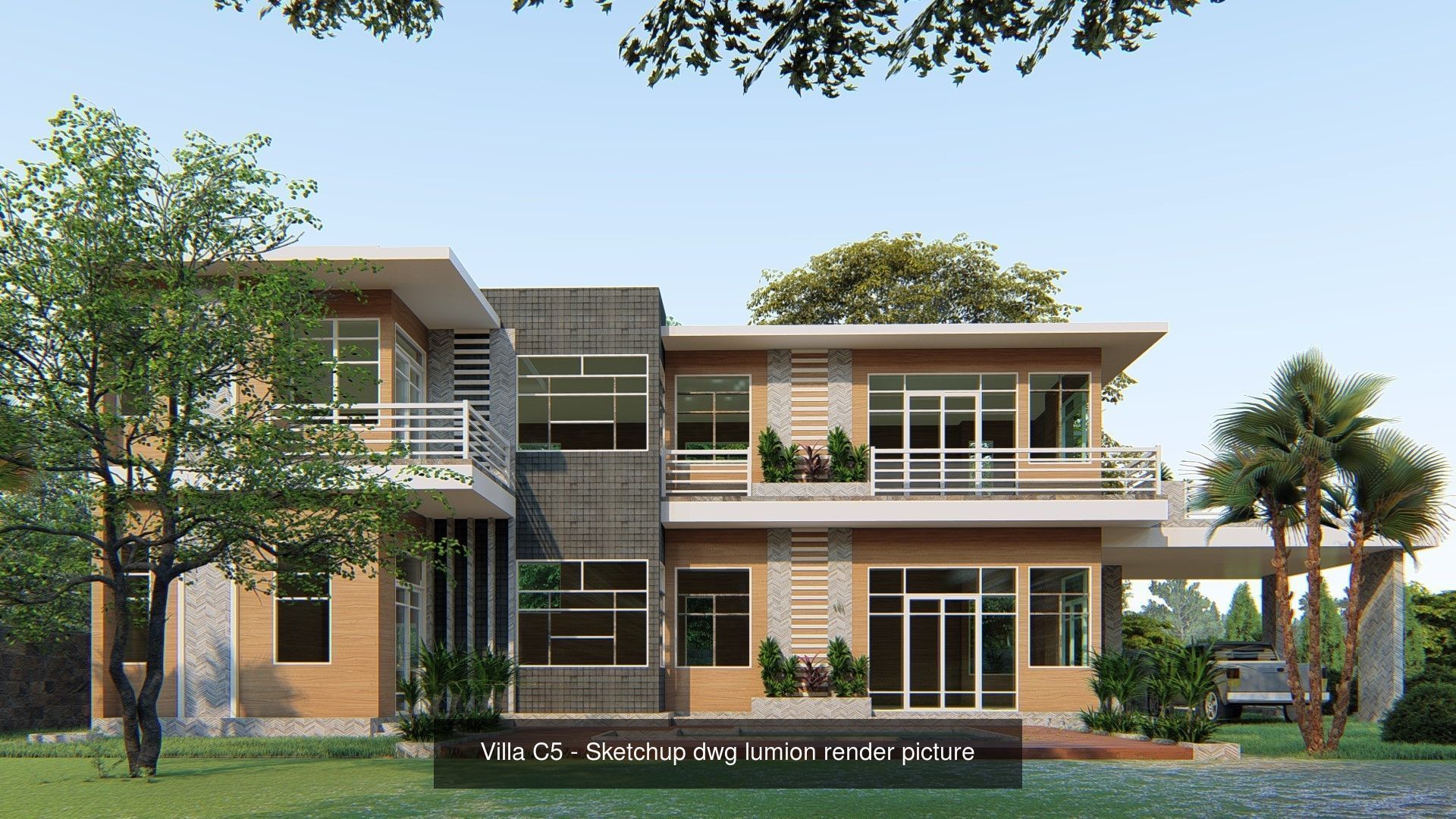 Villa Pack Sketchup 3D Model Collection_3