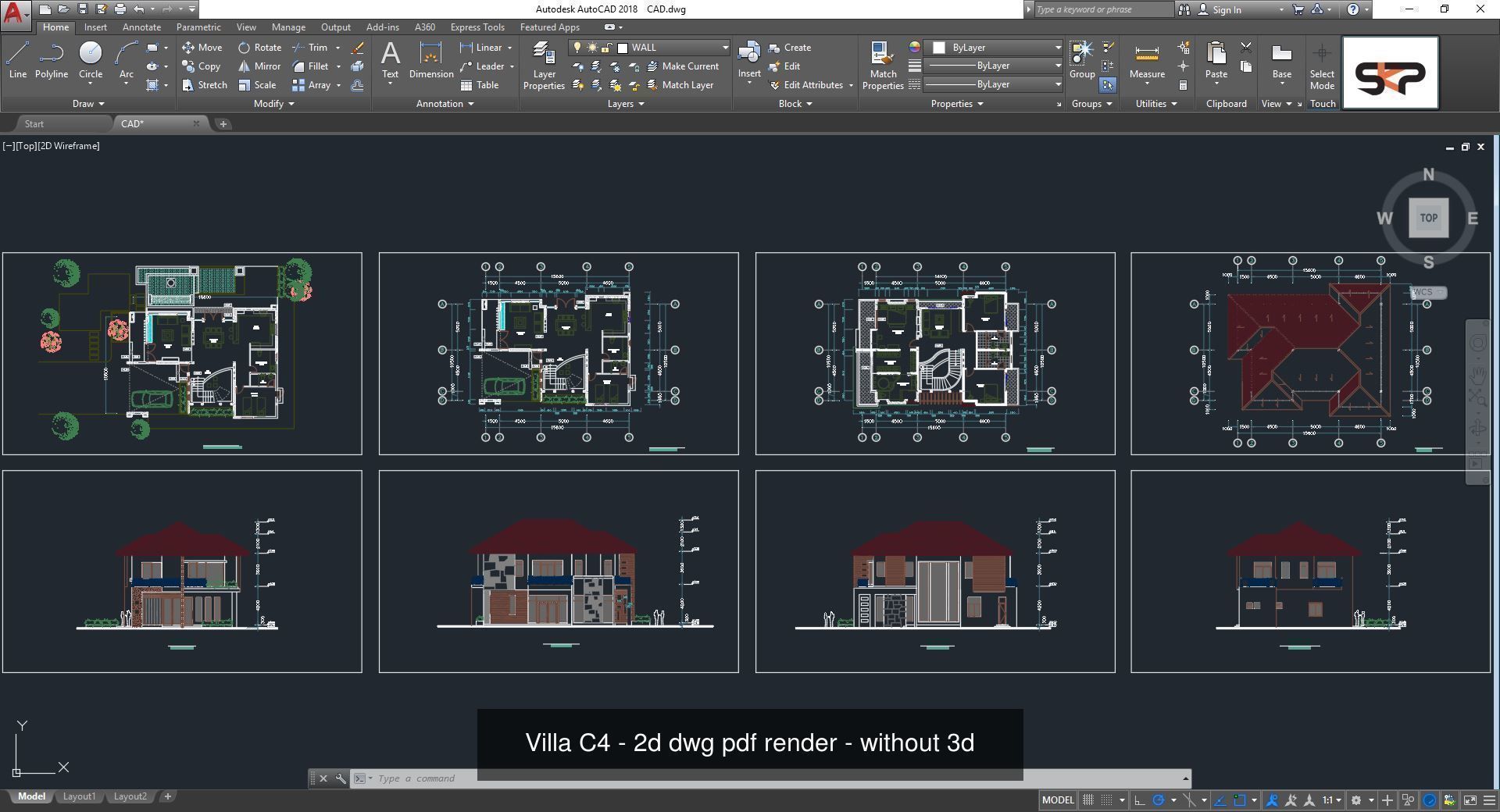 Villa Pack Sketchup 3D Model Collection_2