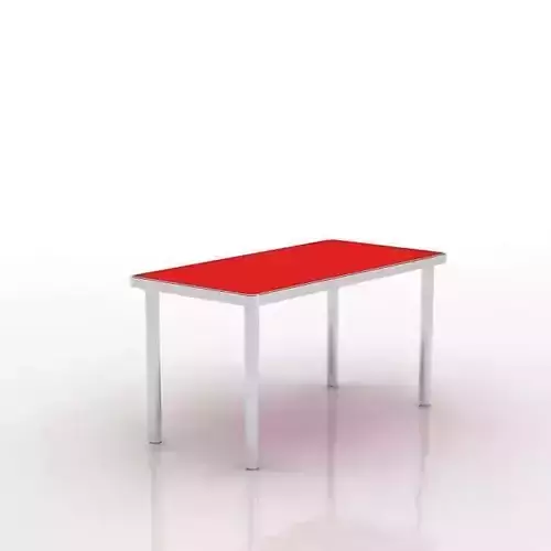 Small Red Table 3D model