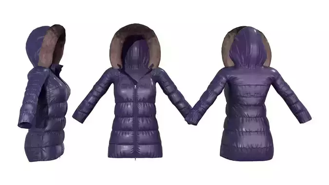 Ladies Padded Winter Coat