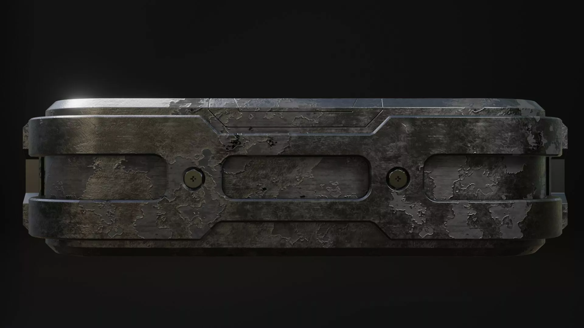 Scifi box 3D model