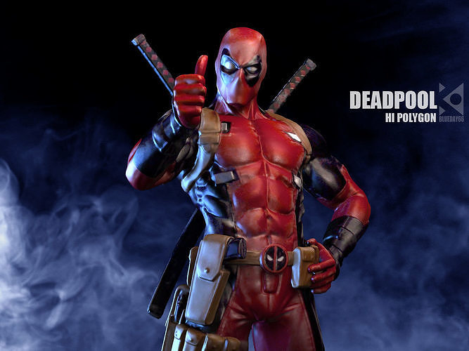 DEADPOOL figure 3D model