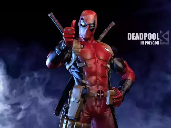 DEADPOOL figure 3D model