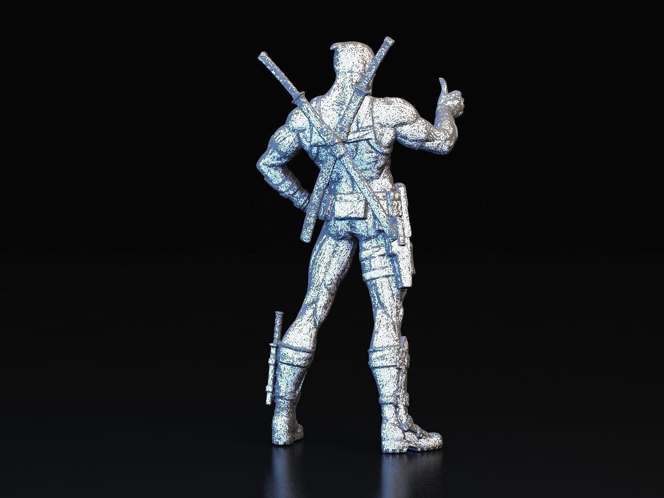 DEADPOOL figure 3D model | CGTrader