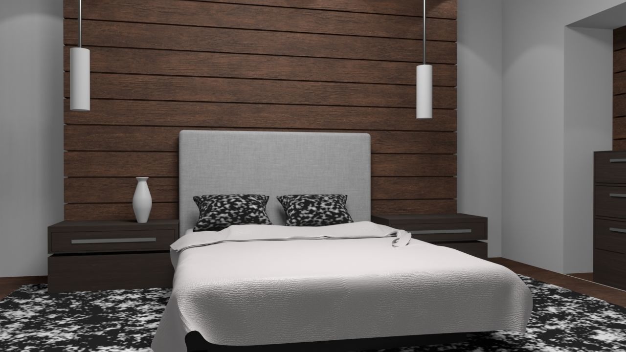 Bedroom - Interior 3D model_2