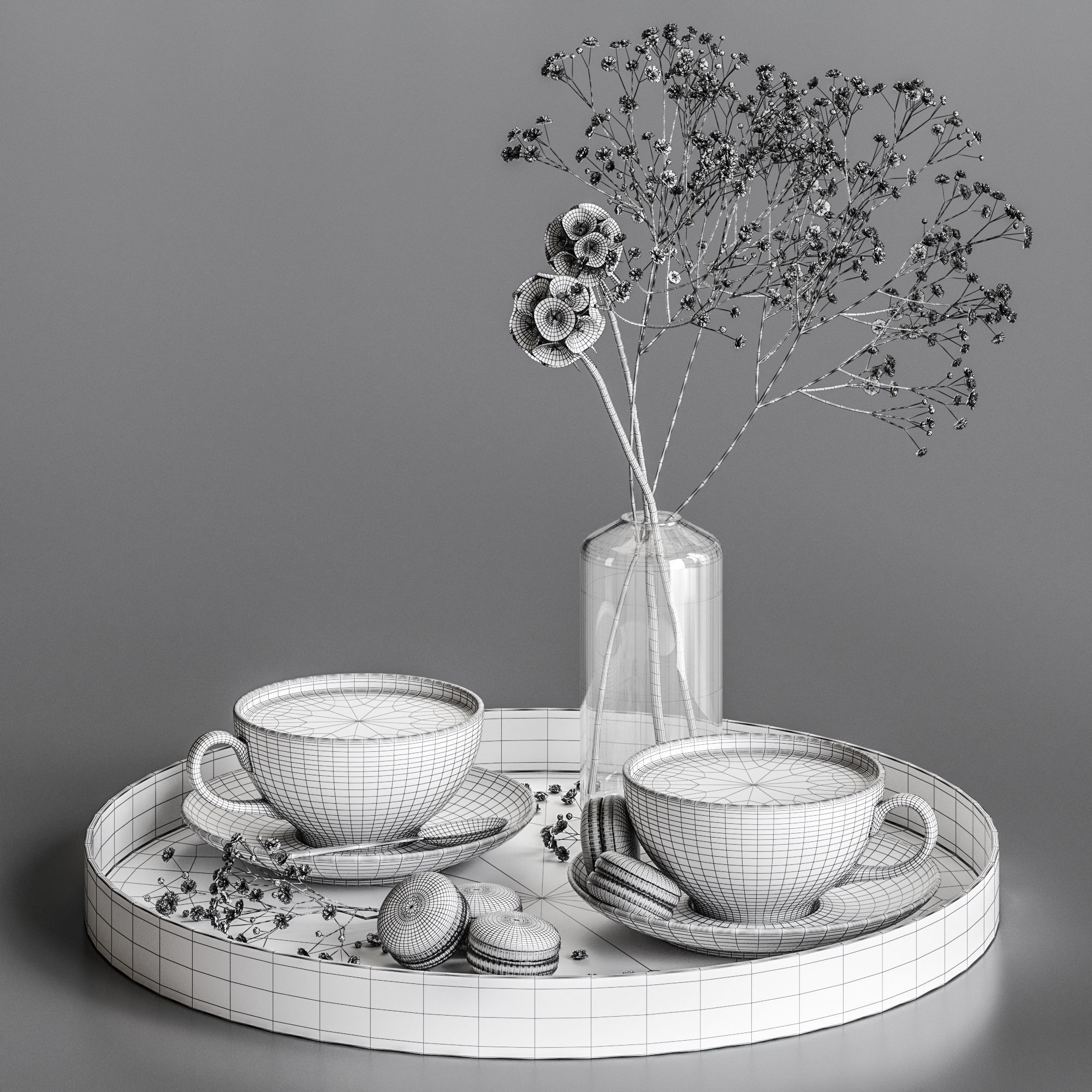 Decorative set 29 3D model_2