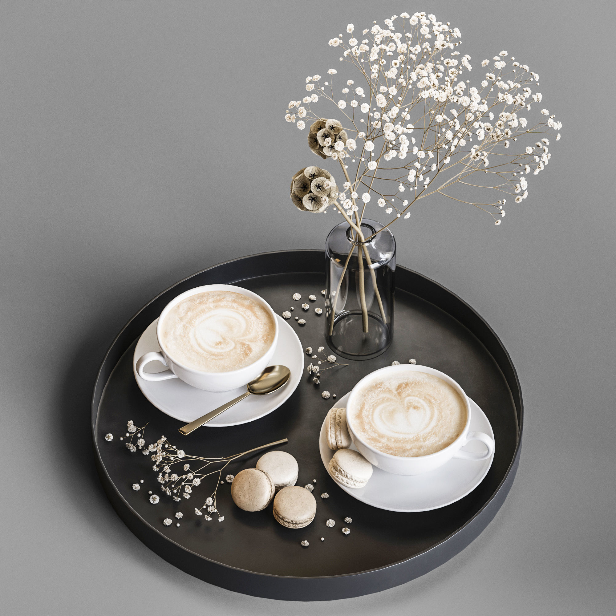 Decorative set 29 3D model_1