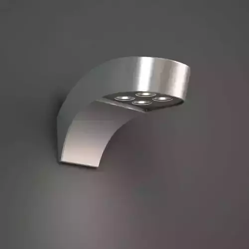 Wall Steel Lamp 3D model