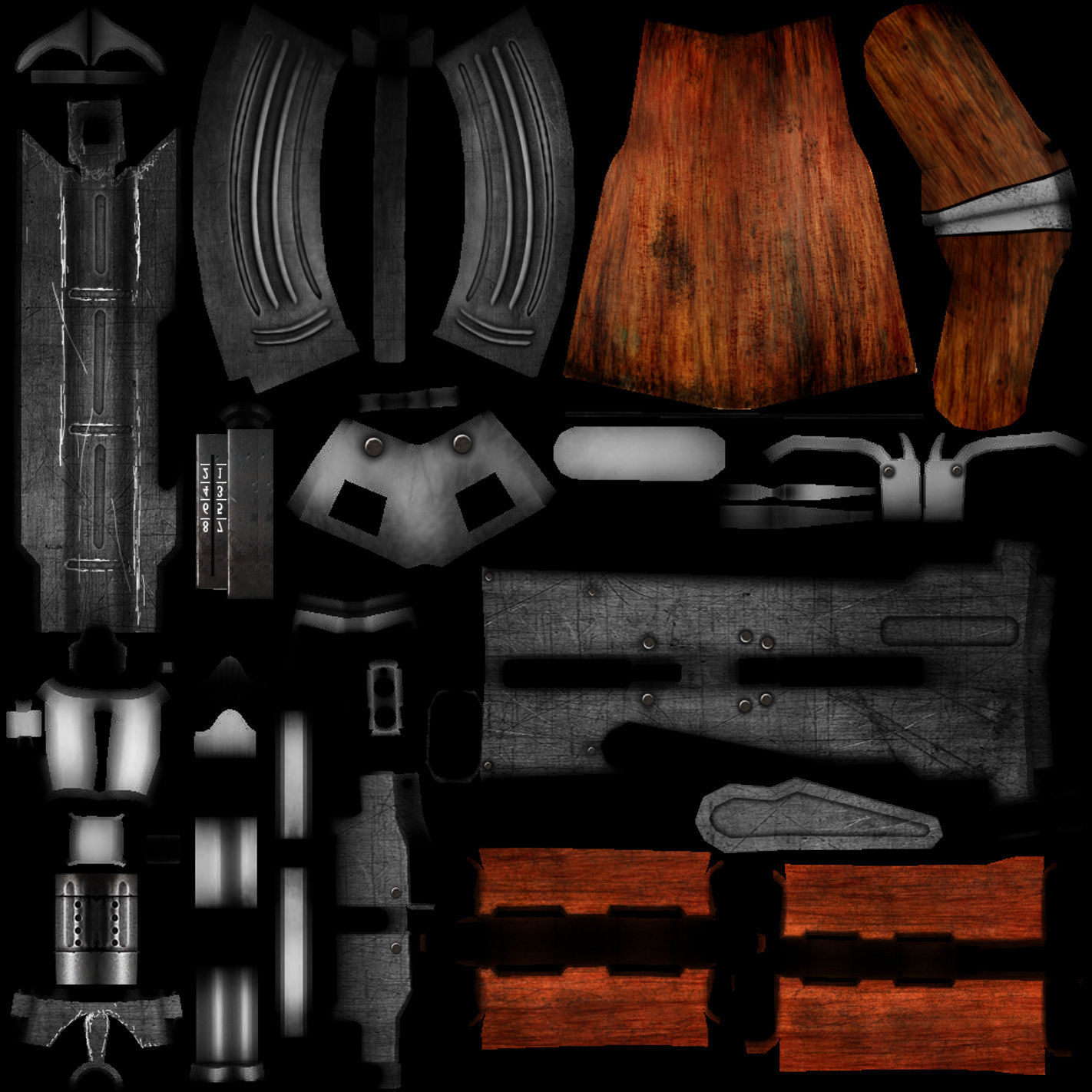 Ak 47 3D Model Low-poly 3D model_4