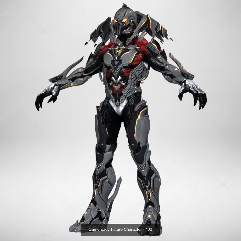 Gameready Future Character 3D Model Collection_2