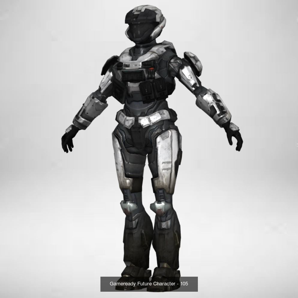 Gameready Future Character 3D Model Collection_5