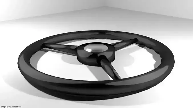 Steering - classic type 3D model
