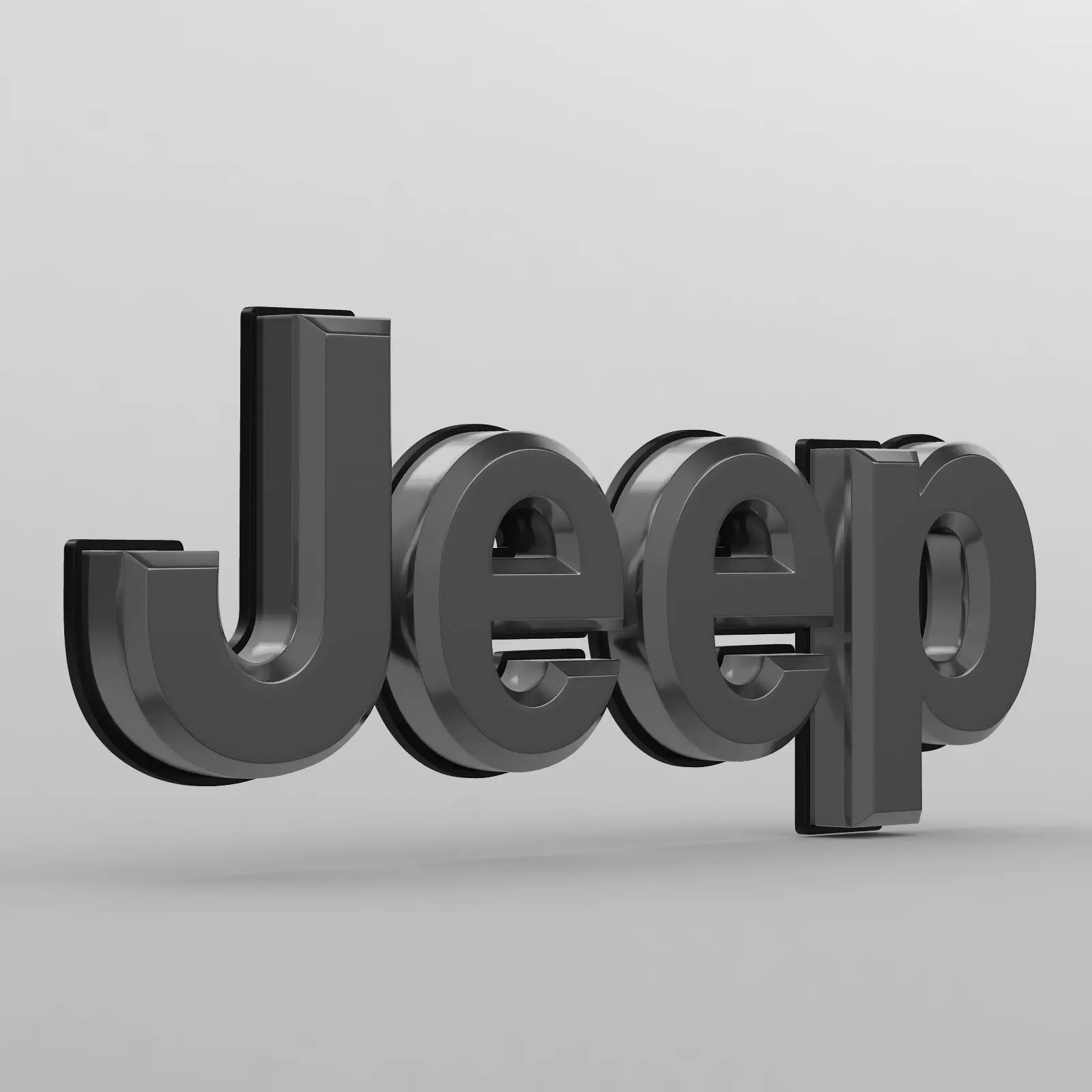 jeep logo 3D model