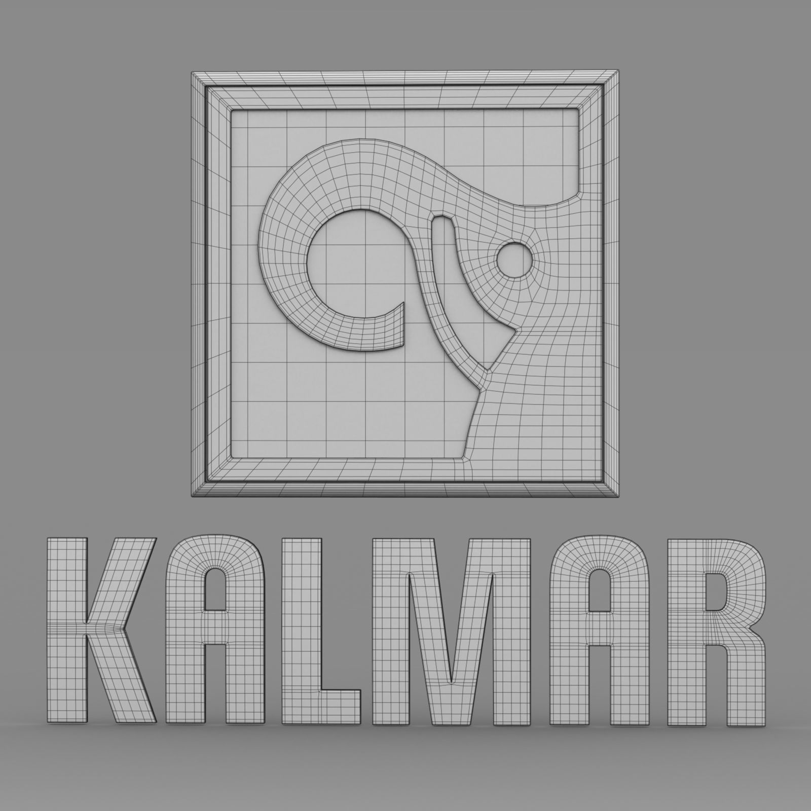 kalmar logo 3D model_7