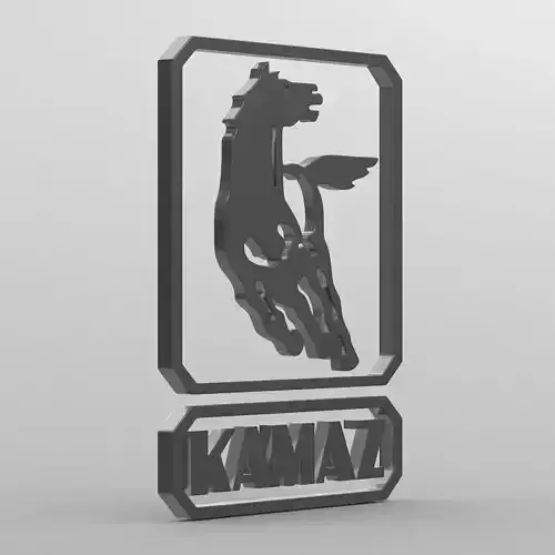 kamaz logo 3D model