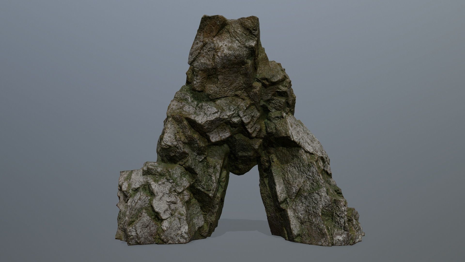 Skull Cave Low-poly 3D model_8