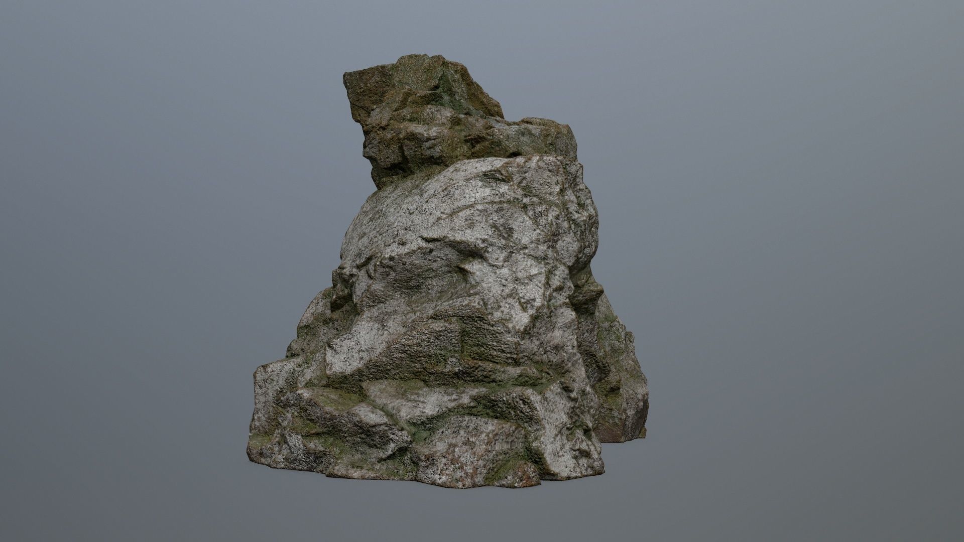 Skull Cave Low-poly 3D model_6