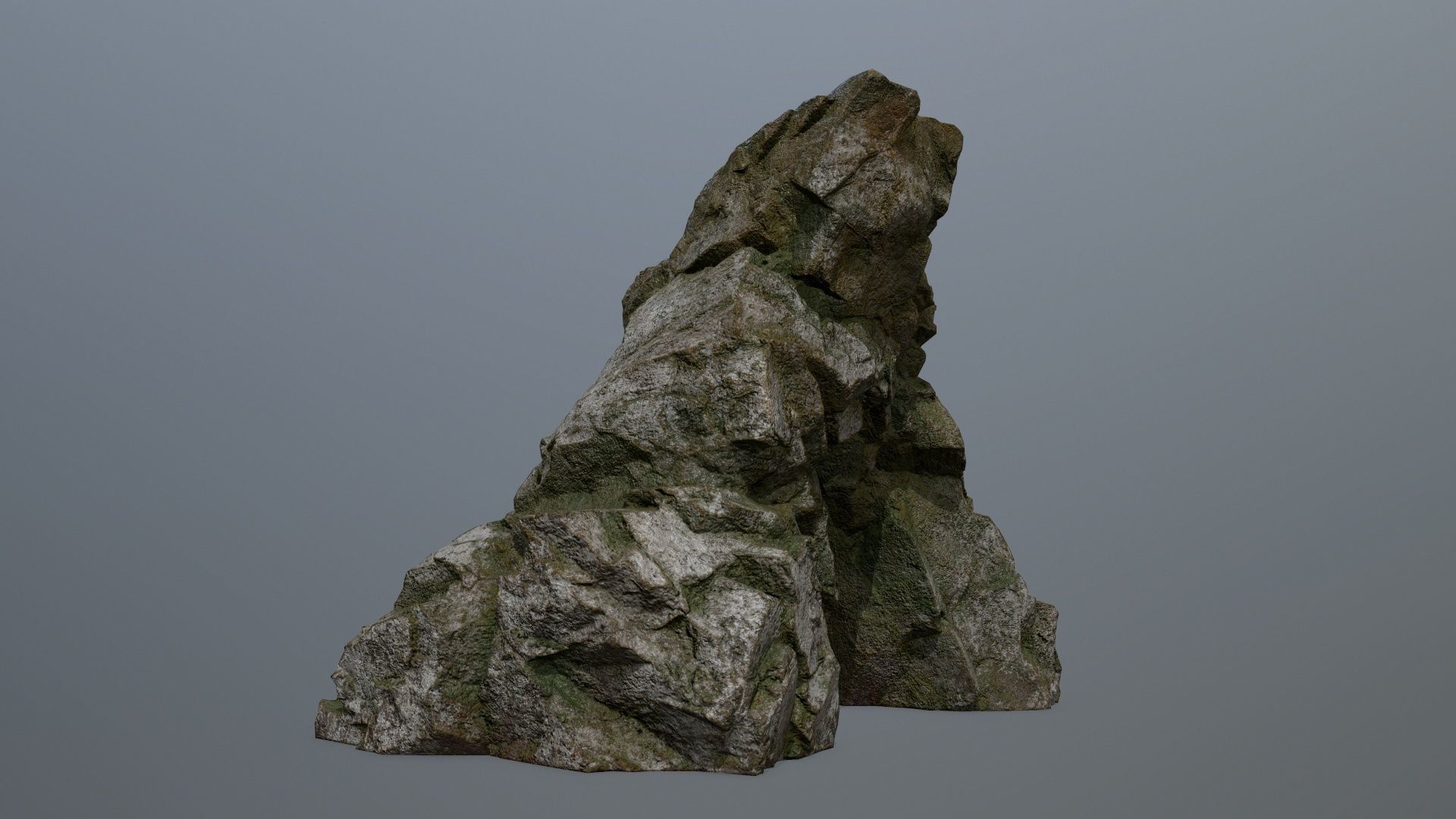 Skull Cave Low-poly 3D model_9