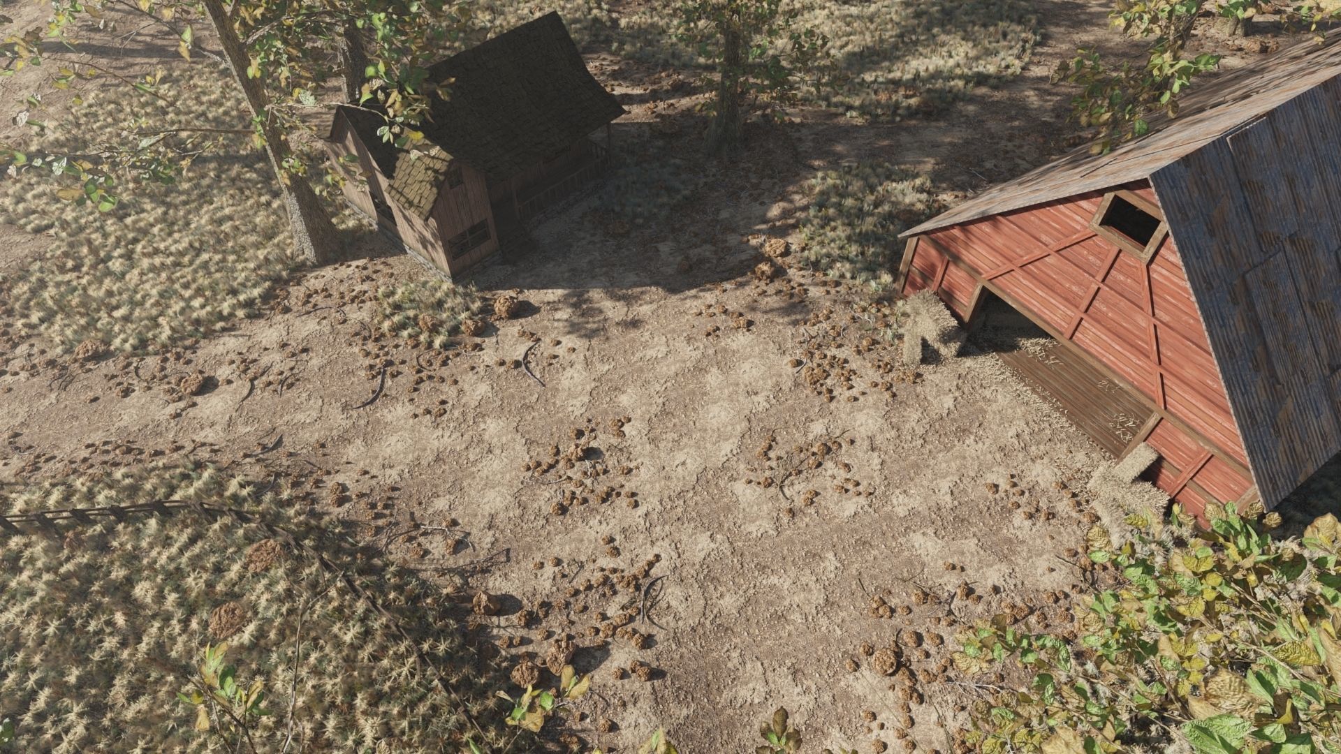 Barn Scene 3D model_7