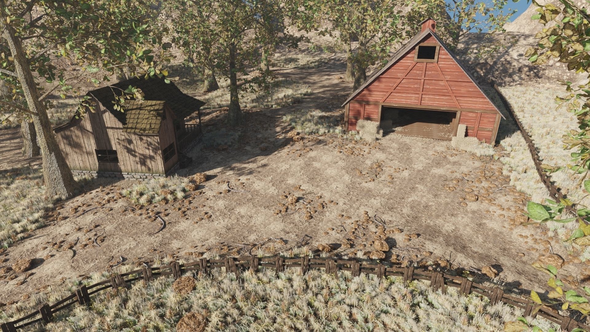 Barn Scene 3D model_6
