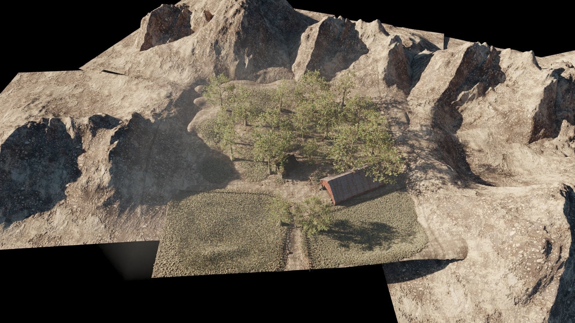 Barn Scene 3D model_9