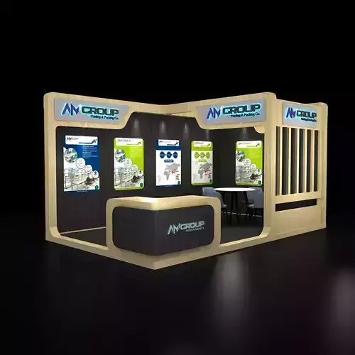 Exhibition Booth 3D model