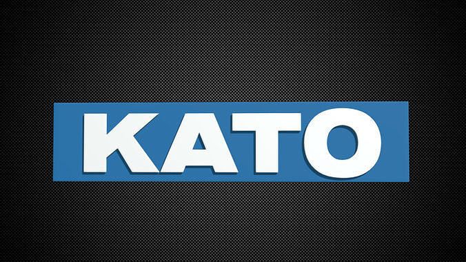 kato logo 3D model