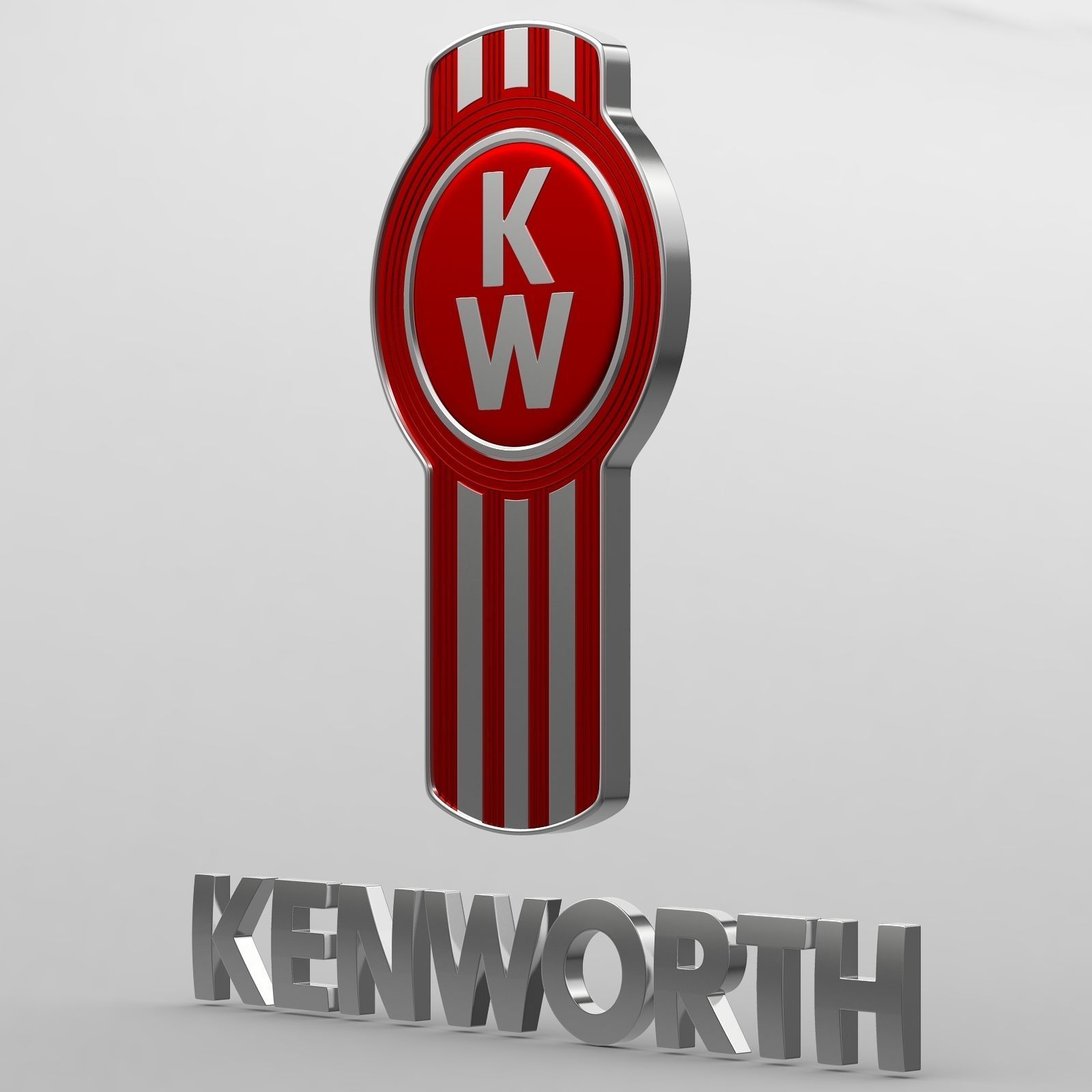 kenworth logo 3D model_2