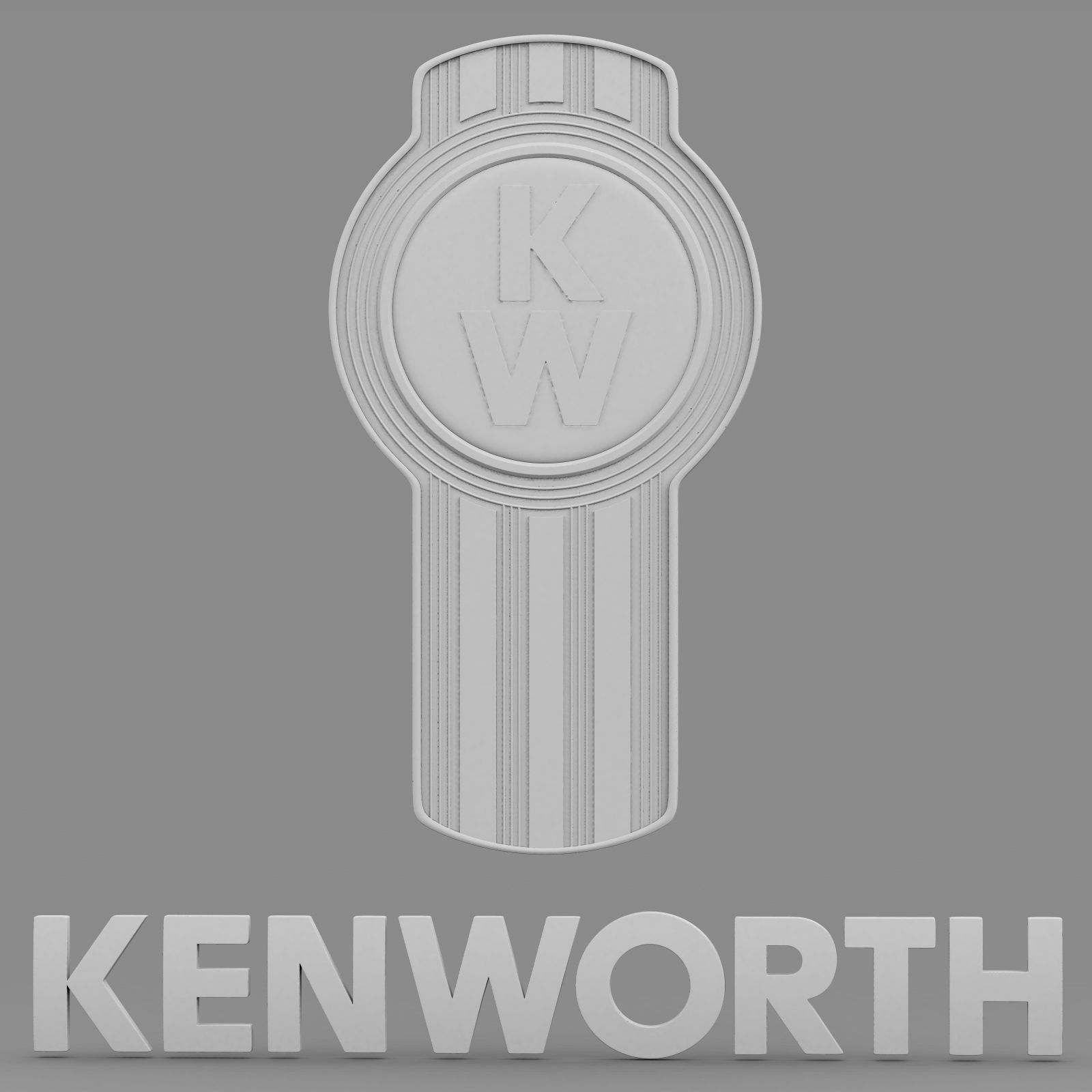 kenworth logo 3D model_5