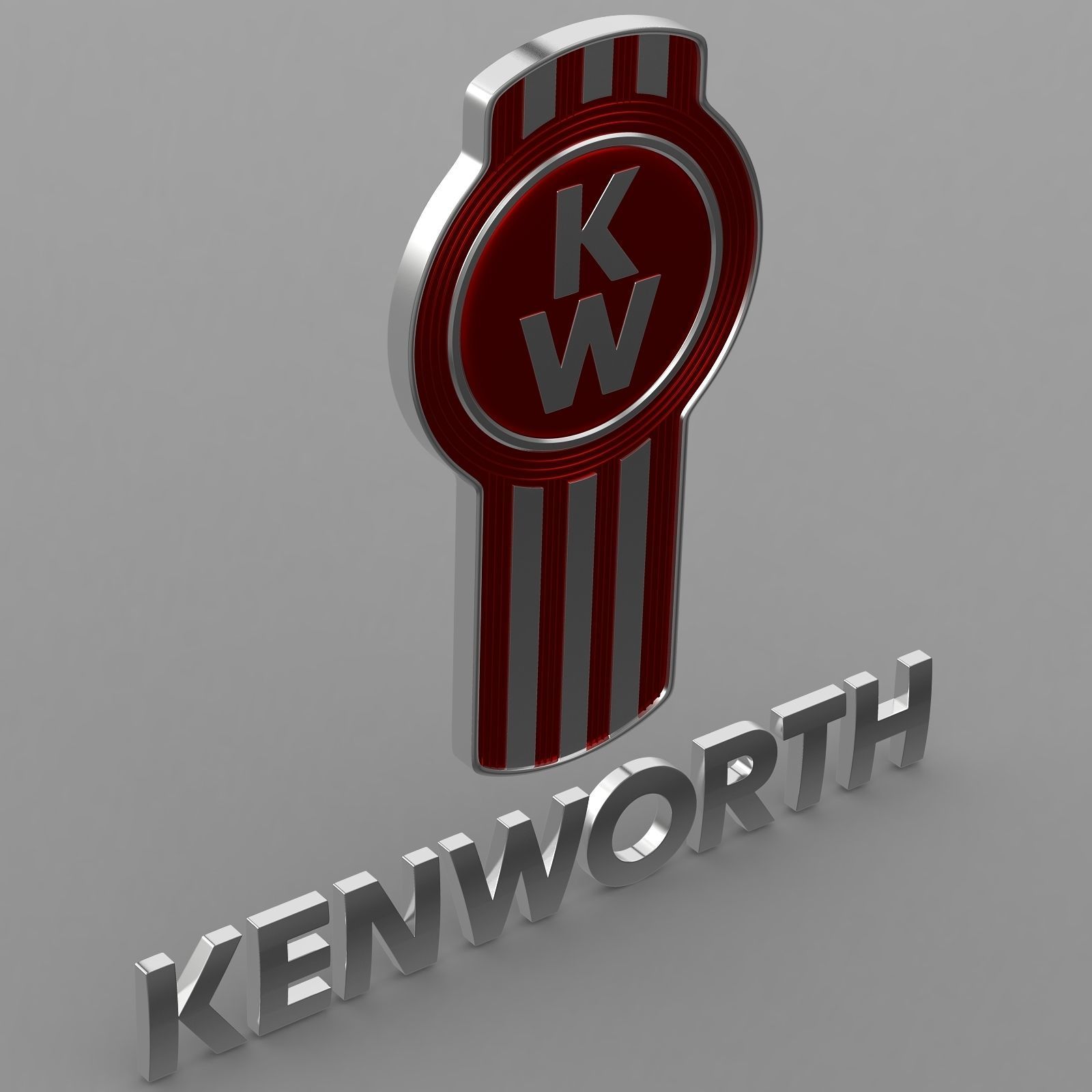 kenworth logo 3D model_3
