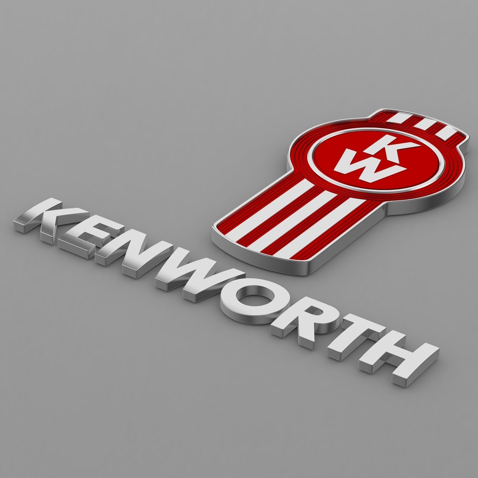 kenworth logo 3D model_4